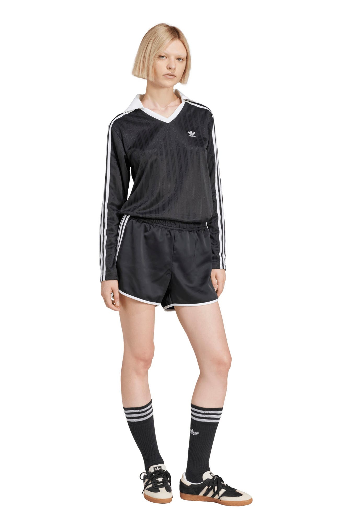 adidas Adicolor 3-Stripes Sprinter Shorts in Black at Nordstrom - 5