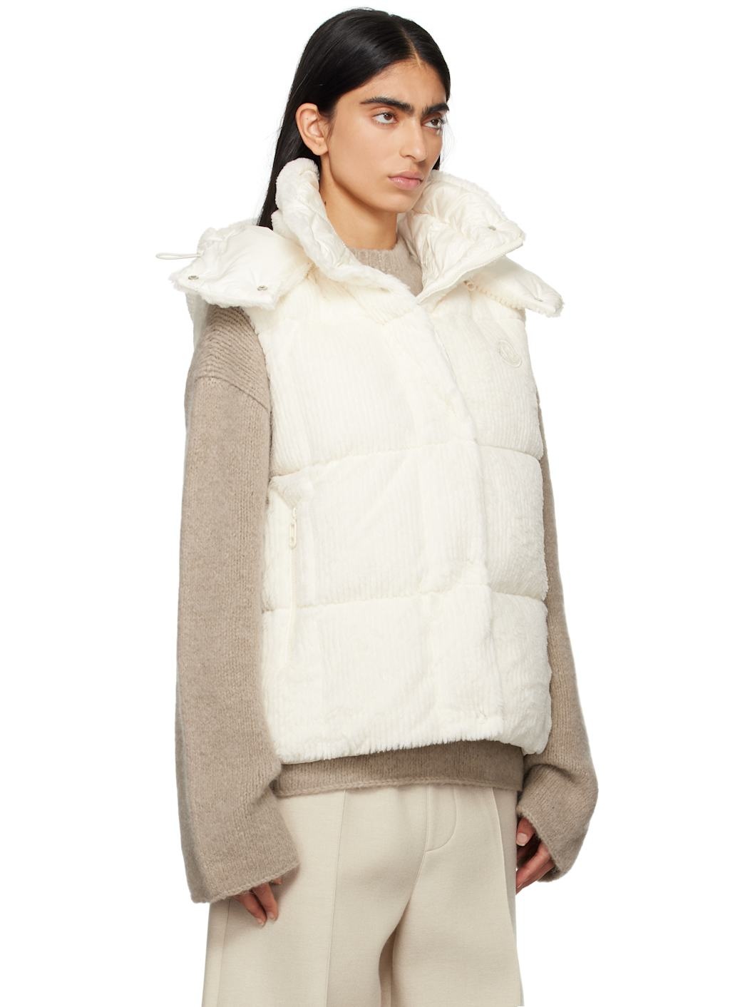 Off-White Luzule Faux-Fur Down Vest - 2