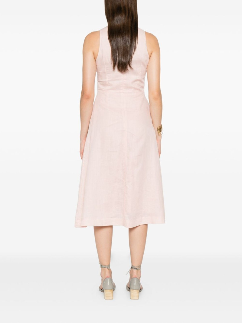 V-neck midi dress 4