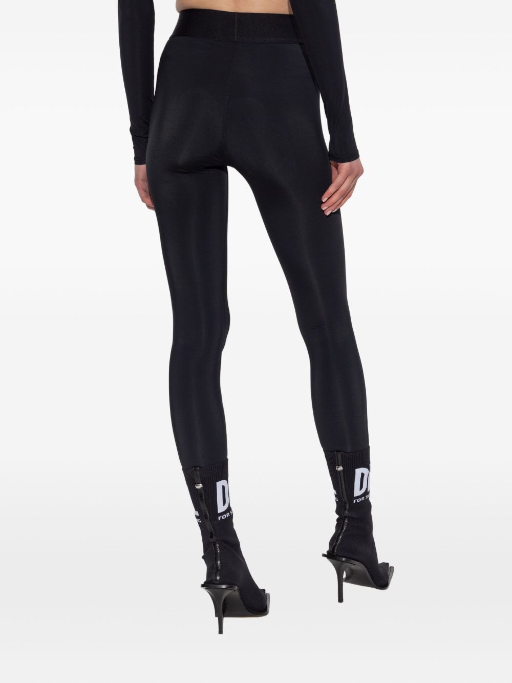 Adeline logo-waistband leggings - 4