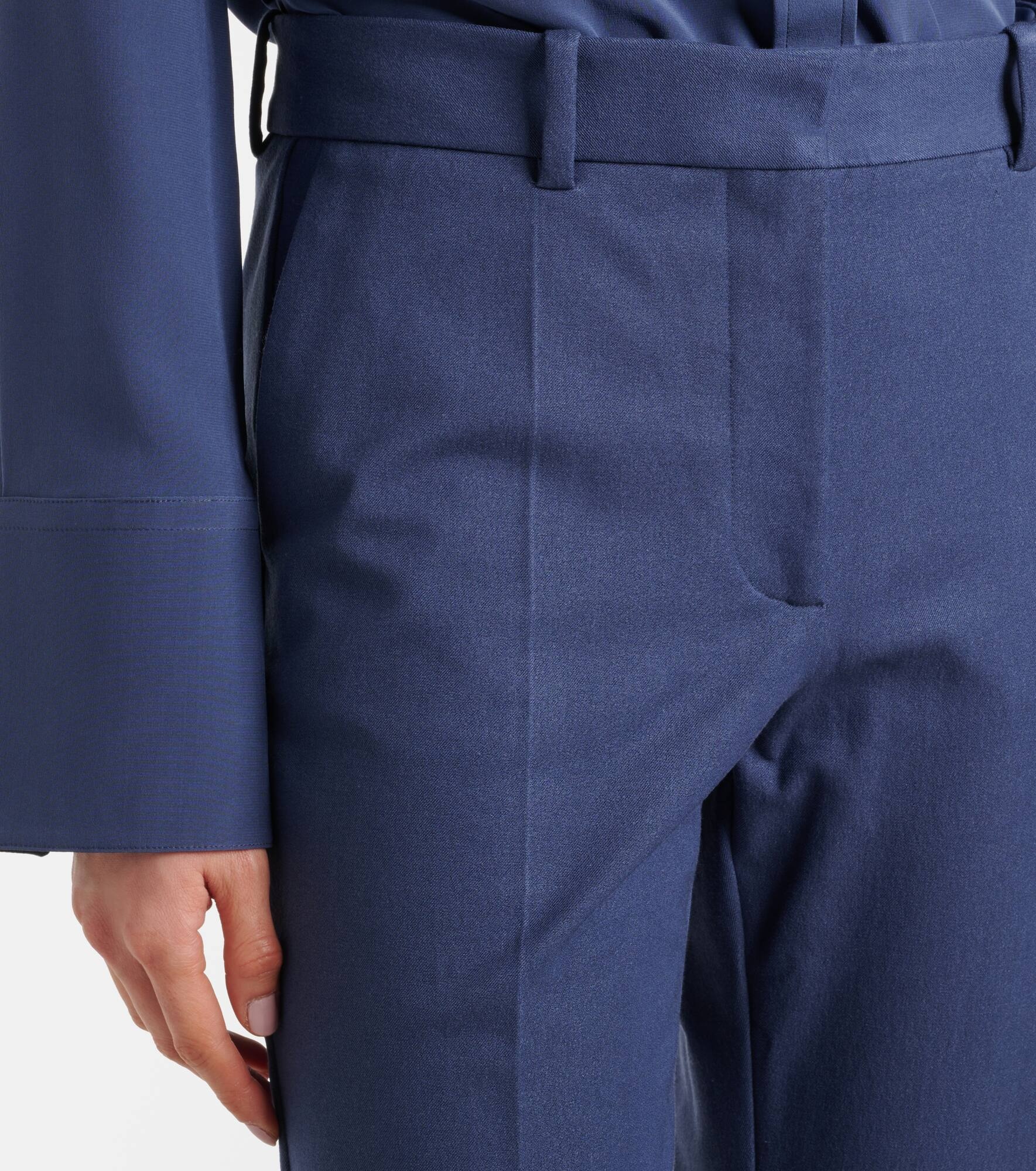 Coleman cropped gabardine slim pants - 4