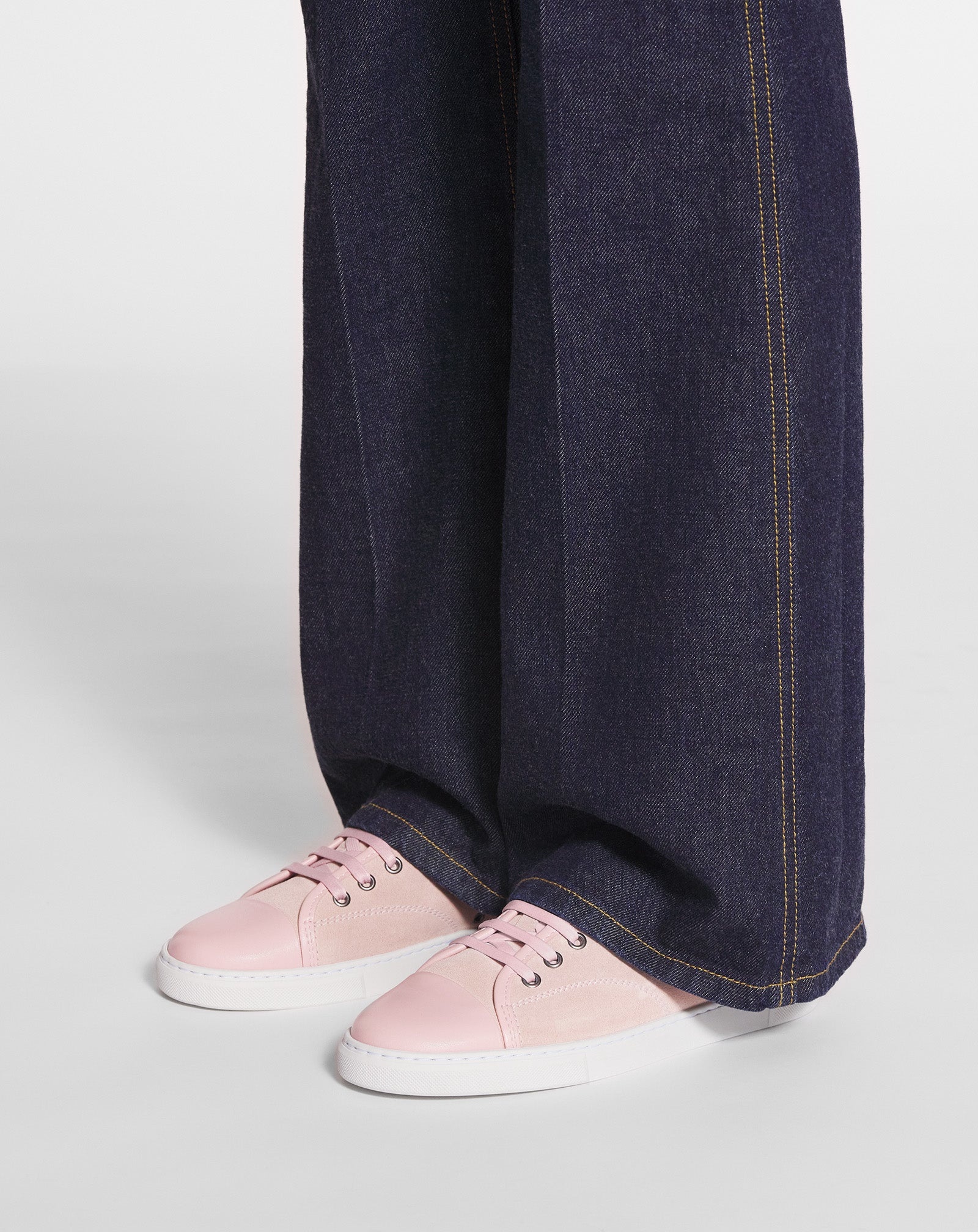 DBB1 LEATHER AND SUEDE SNEAKERS - 6