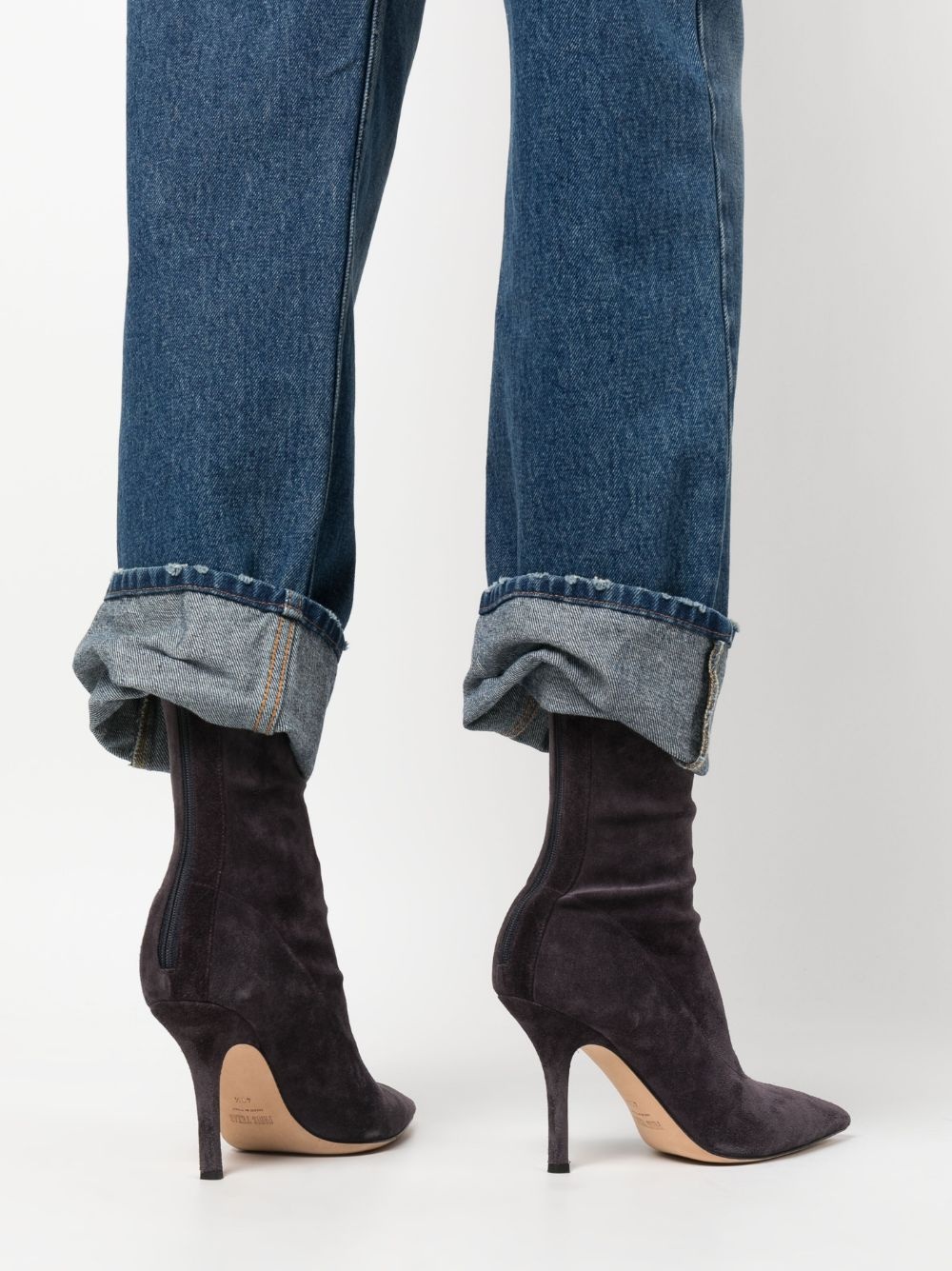 Liz straight-leg cropped jeans - 5