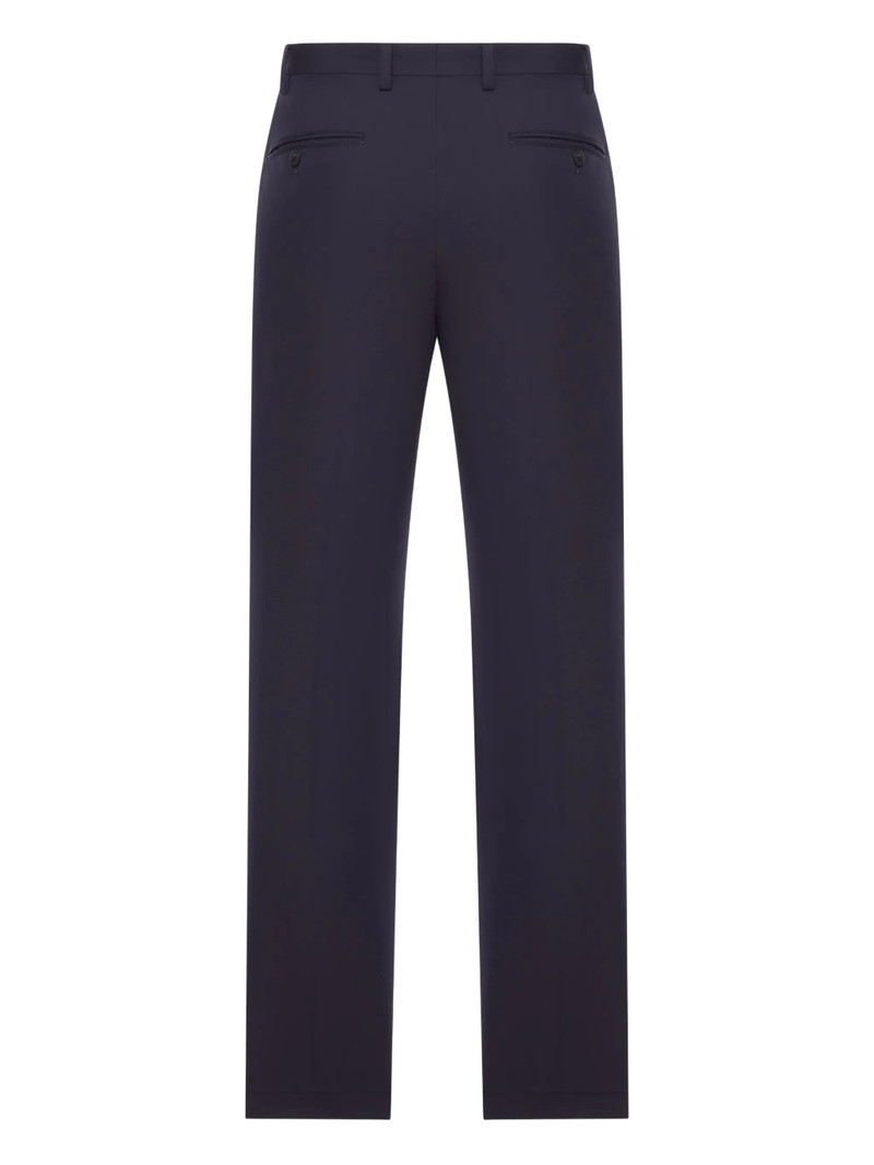Prada charm-detail trousers outlook