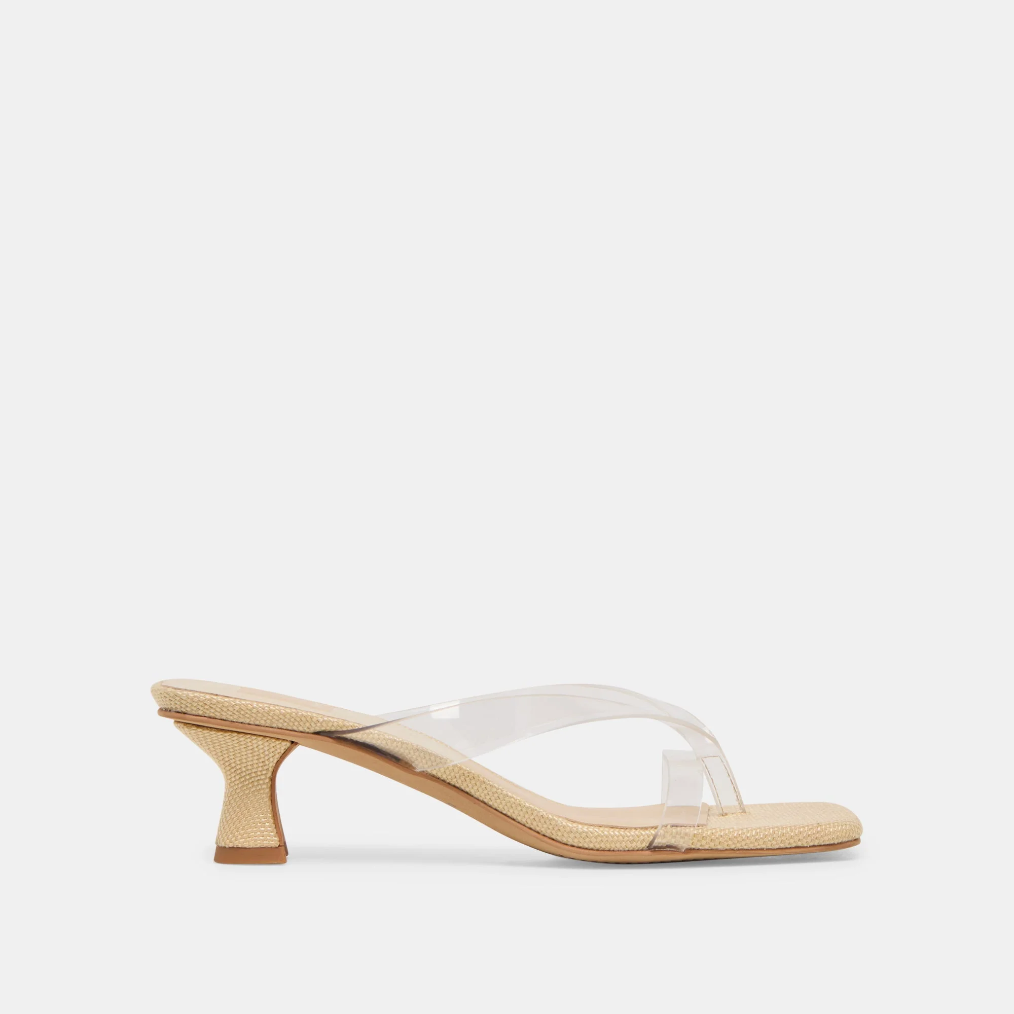 BREVEL VINYL HEELS CRYSTAL JELLY - 1