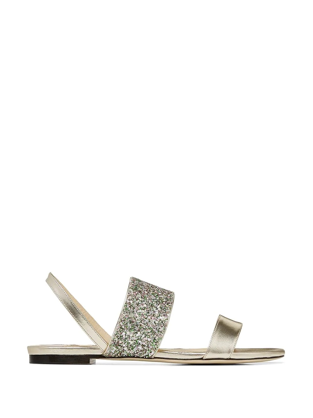 Seia glitter leather sandals - 1