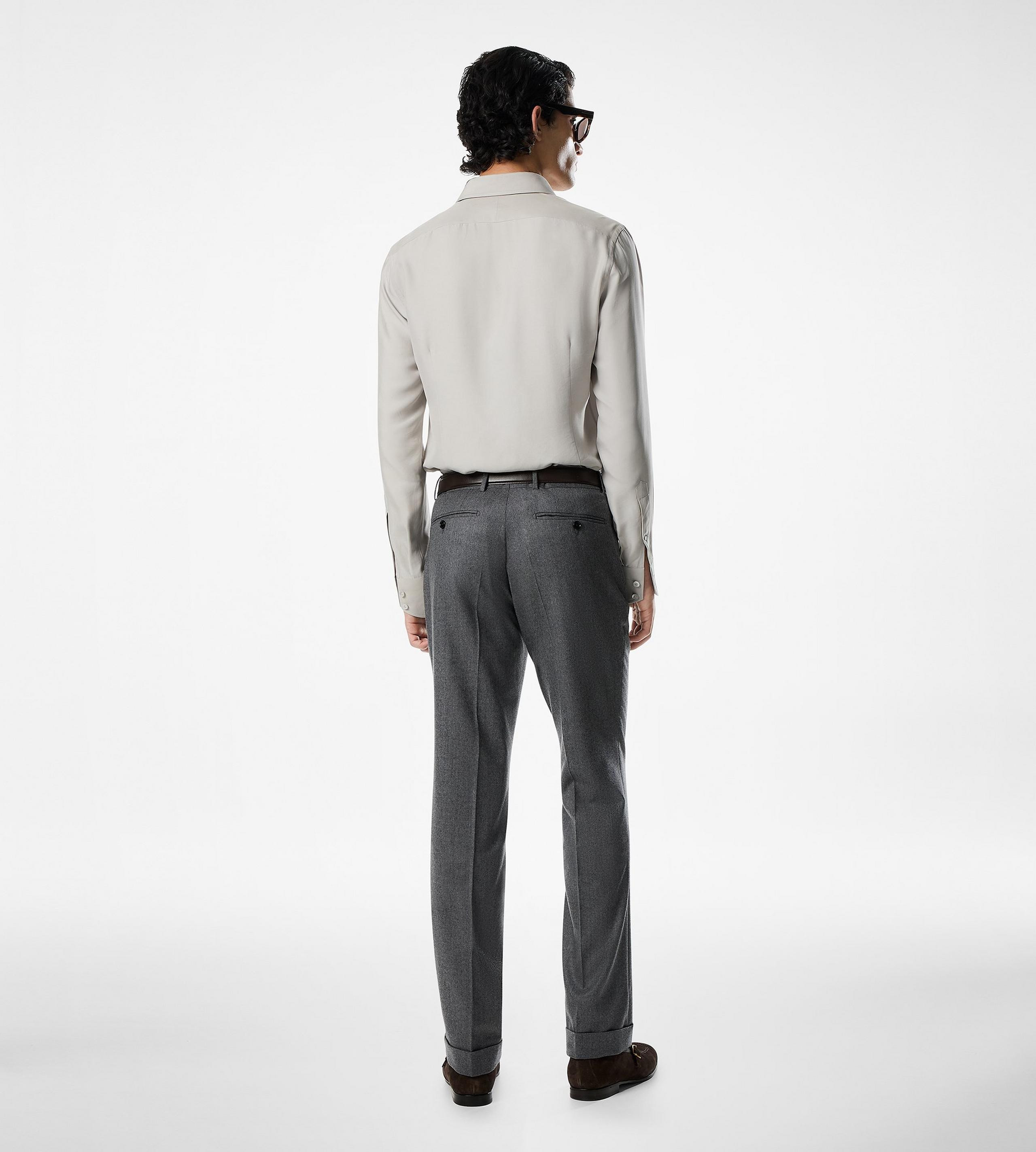 WASHED TWILL SLIM FIT SHIRT - 3