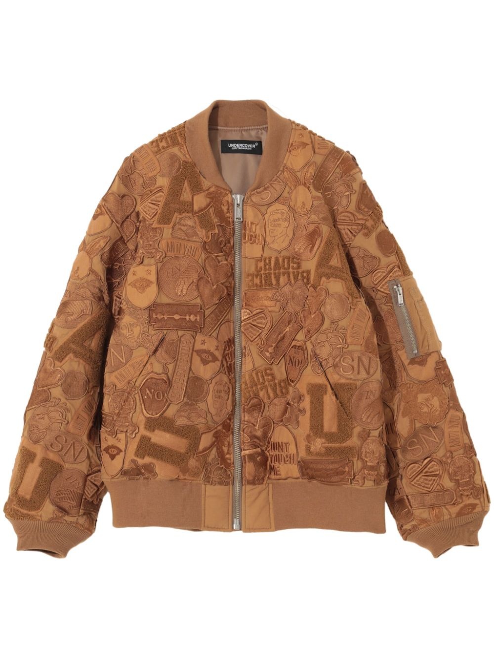 embroidered bomber jacket - 1