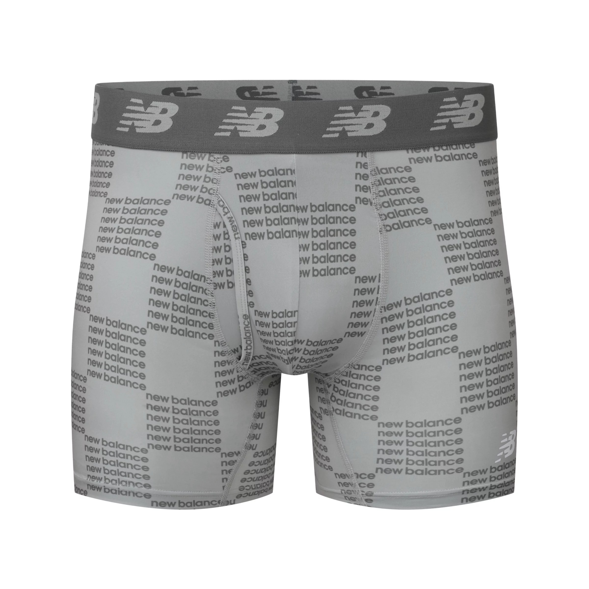 Mens Premium 6 Inch Boxer Brief with Fly 3 Pack - 2