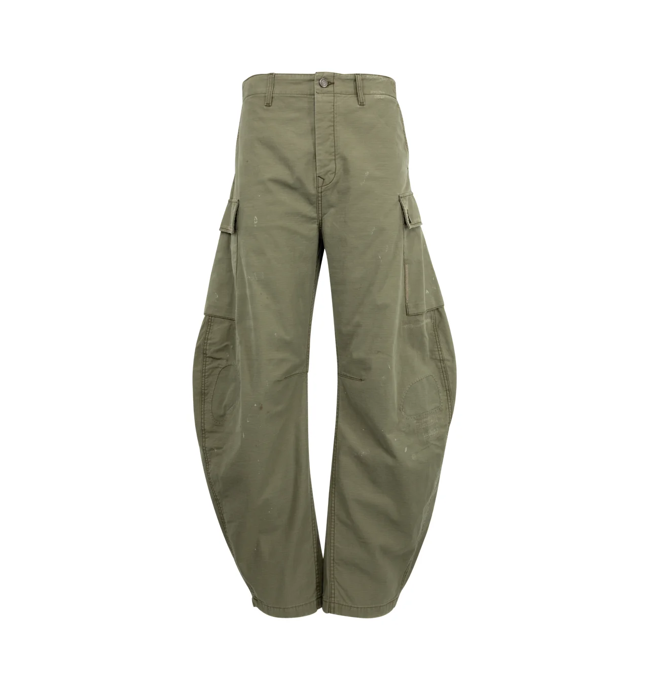 MONTY TWILL SLUB BARREL CARGO PANT - 1