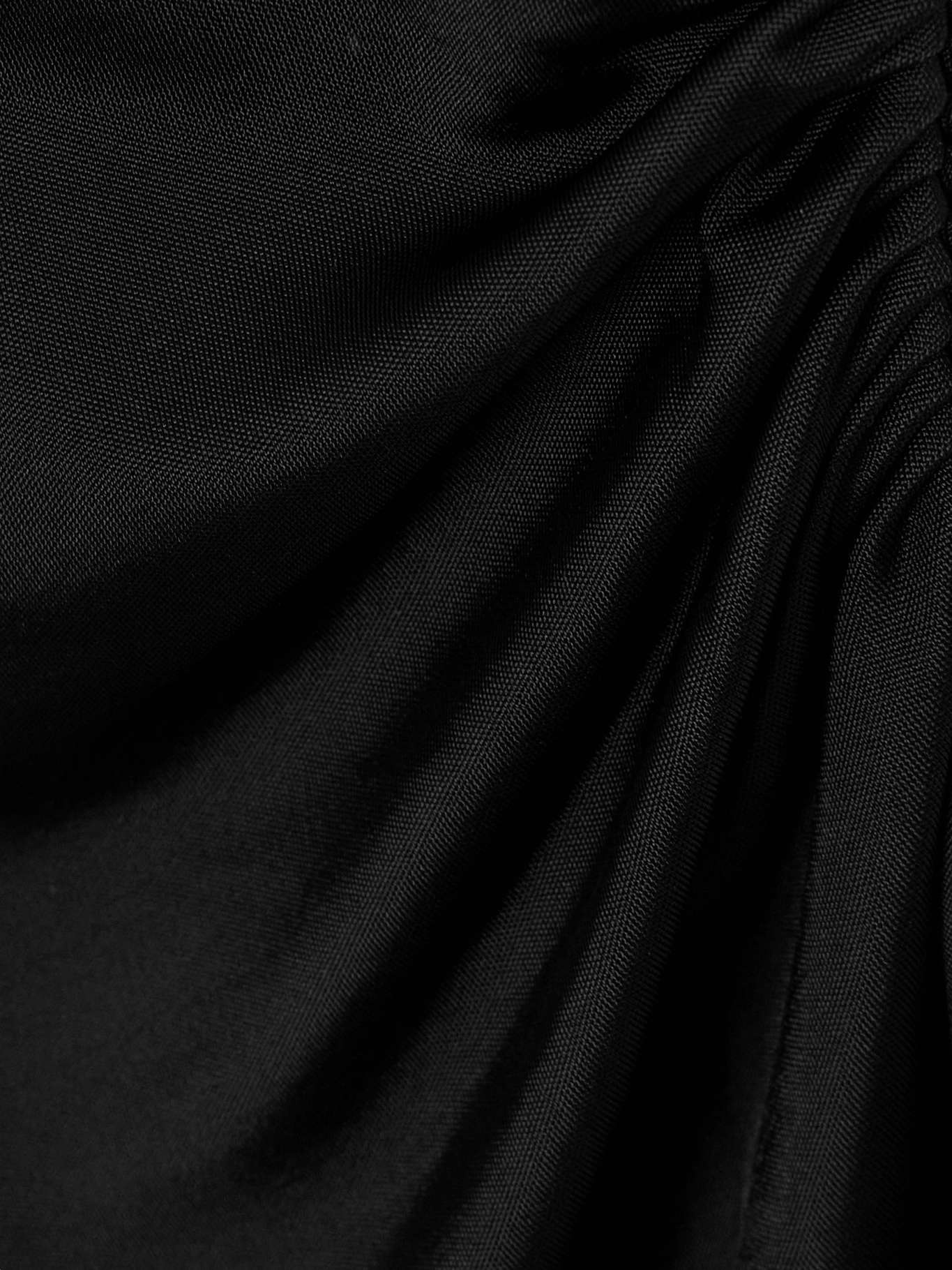 Edel one-shoulder ruched stretch-satin top - 5
