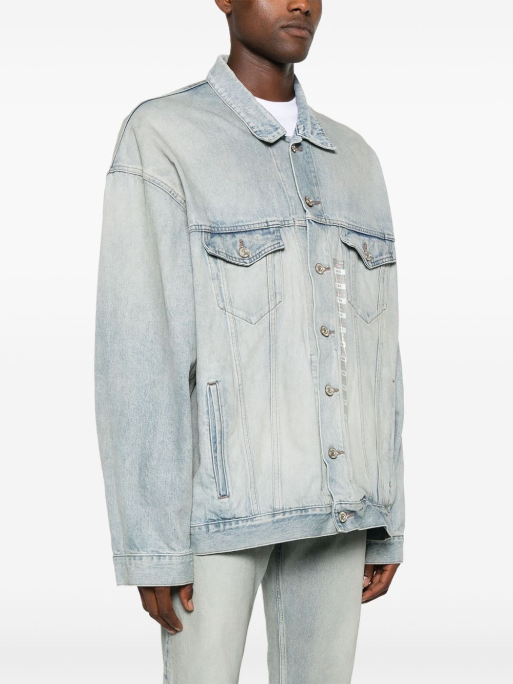 oversized denim jacket - 4