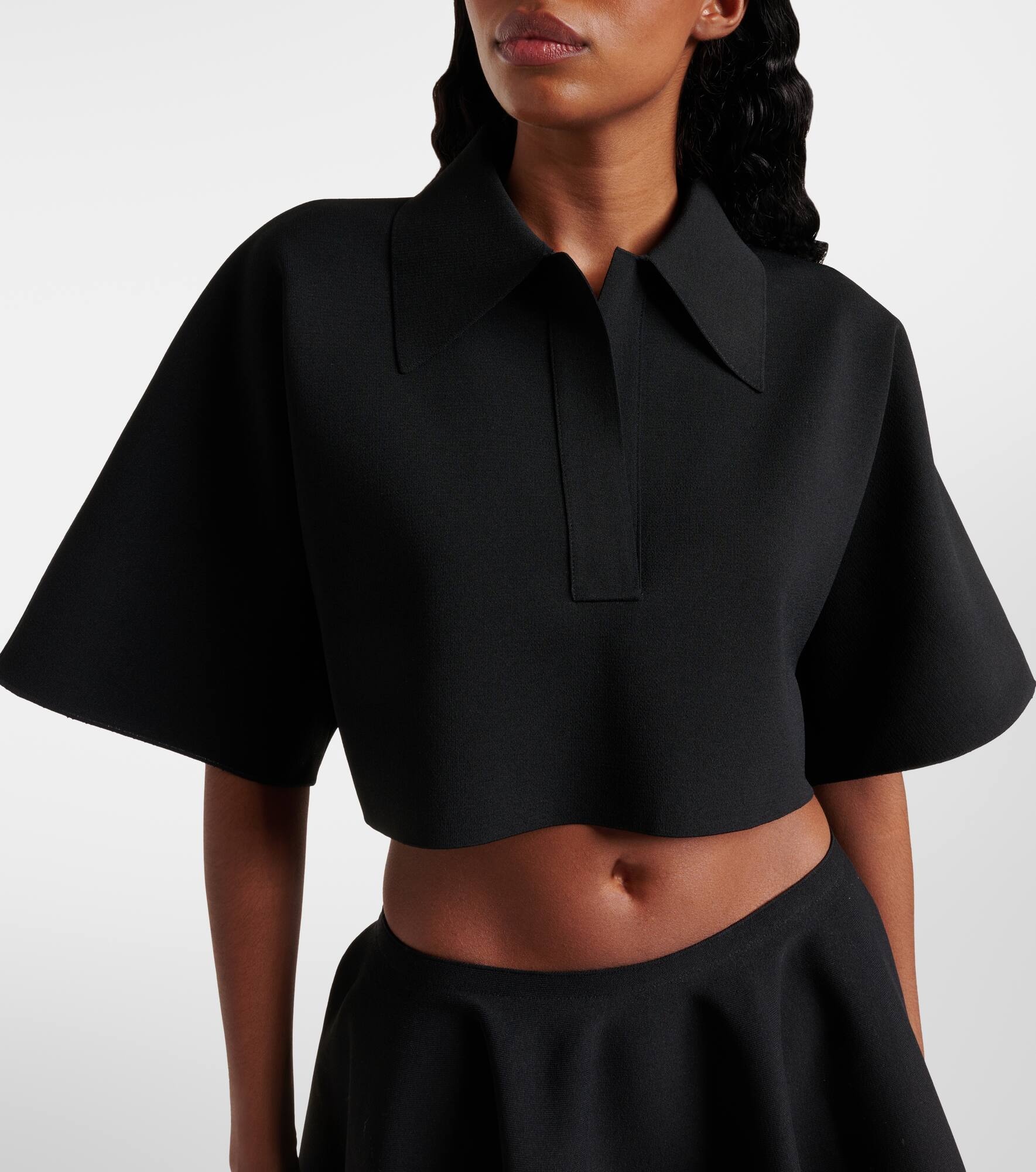 Cropped polo shirt - 5