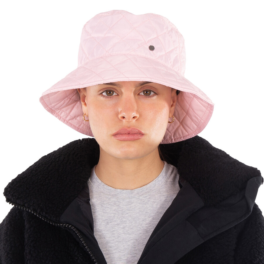 Maison Michel Ladies Pink Angele Quilted Bucket Hat - 2