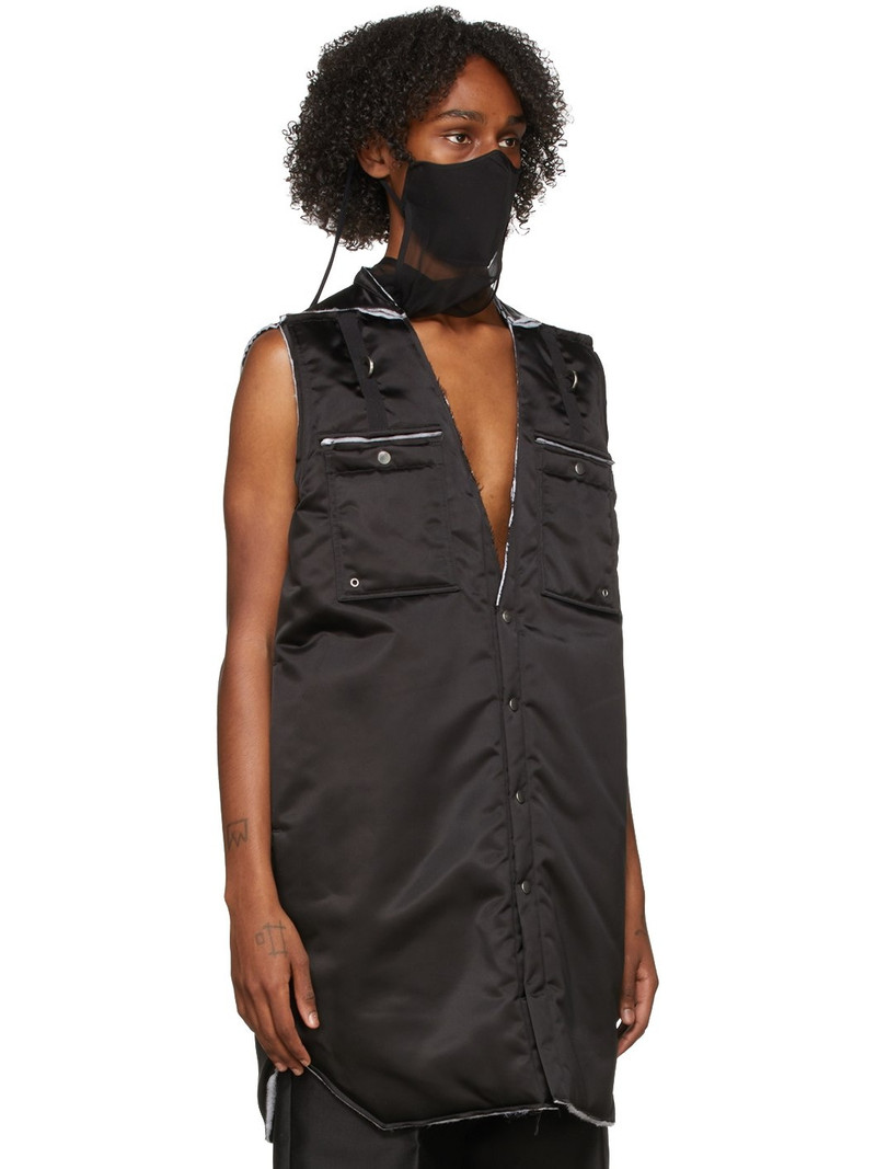 Black Outershirt Liner Vest 2