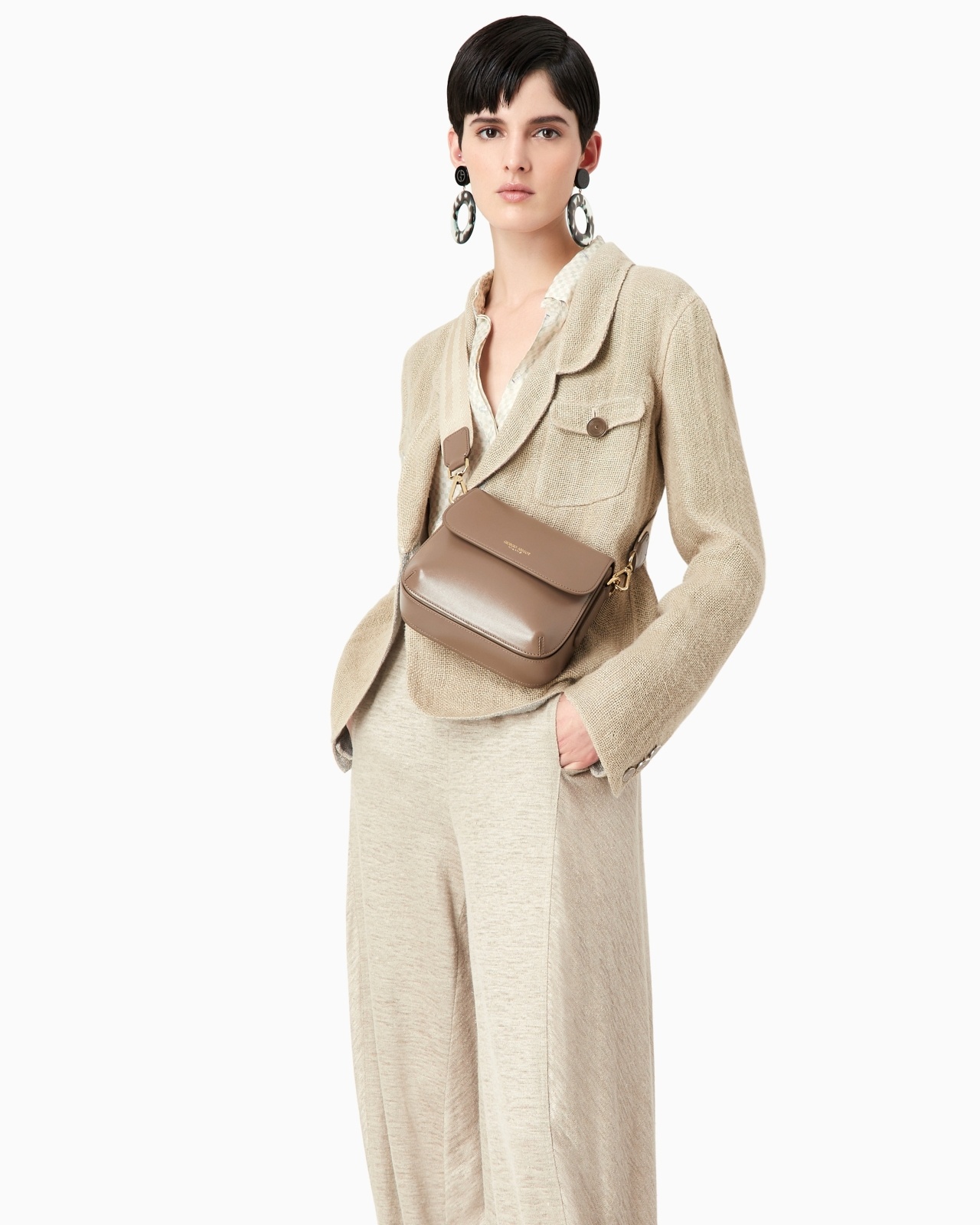 SMALL PALMELLATO-LEATHER LA PRIMA BAG - 7