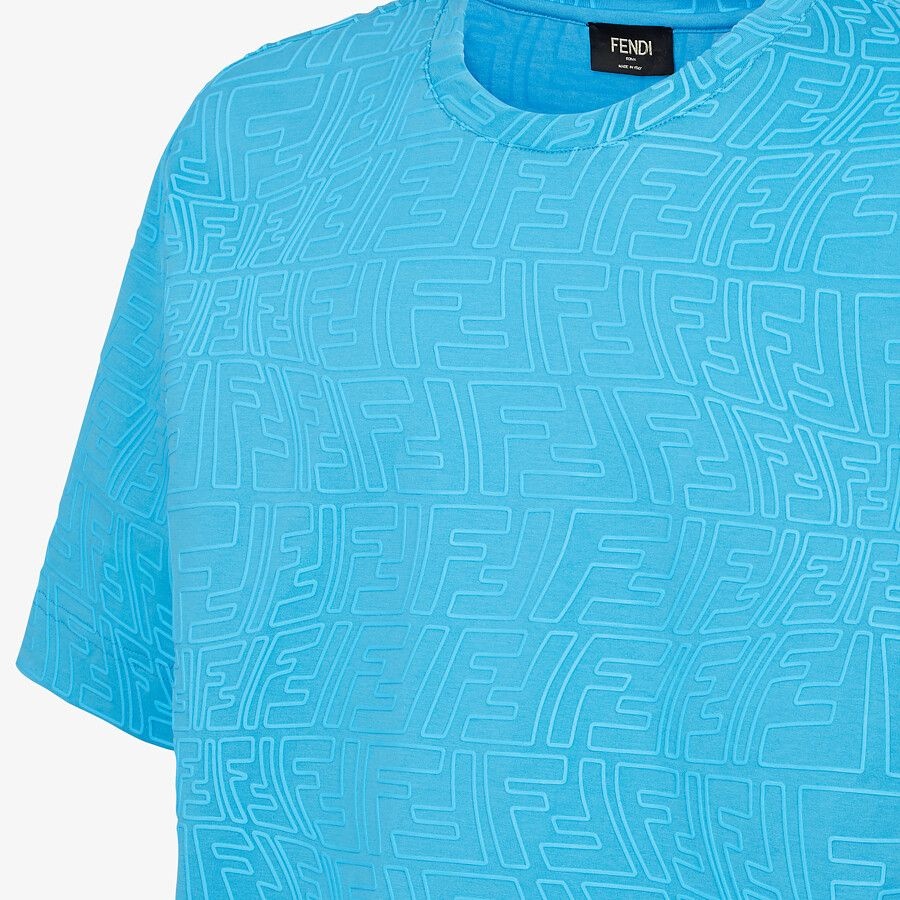 Light blue jersey T-shirt - 3