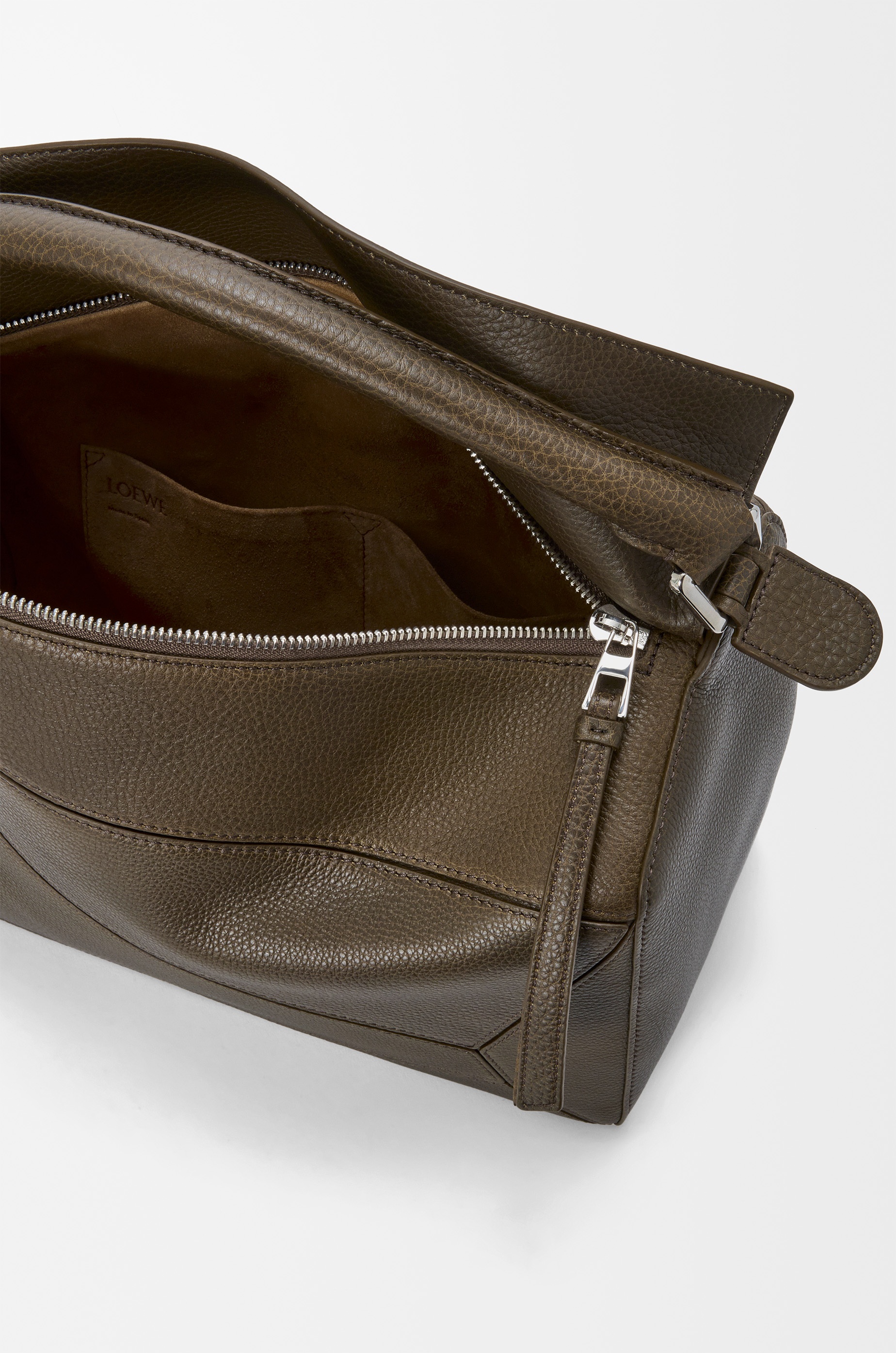 Large Puzzle bag in supple grained calfskin - 6