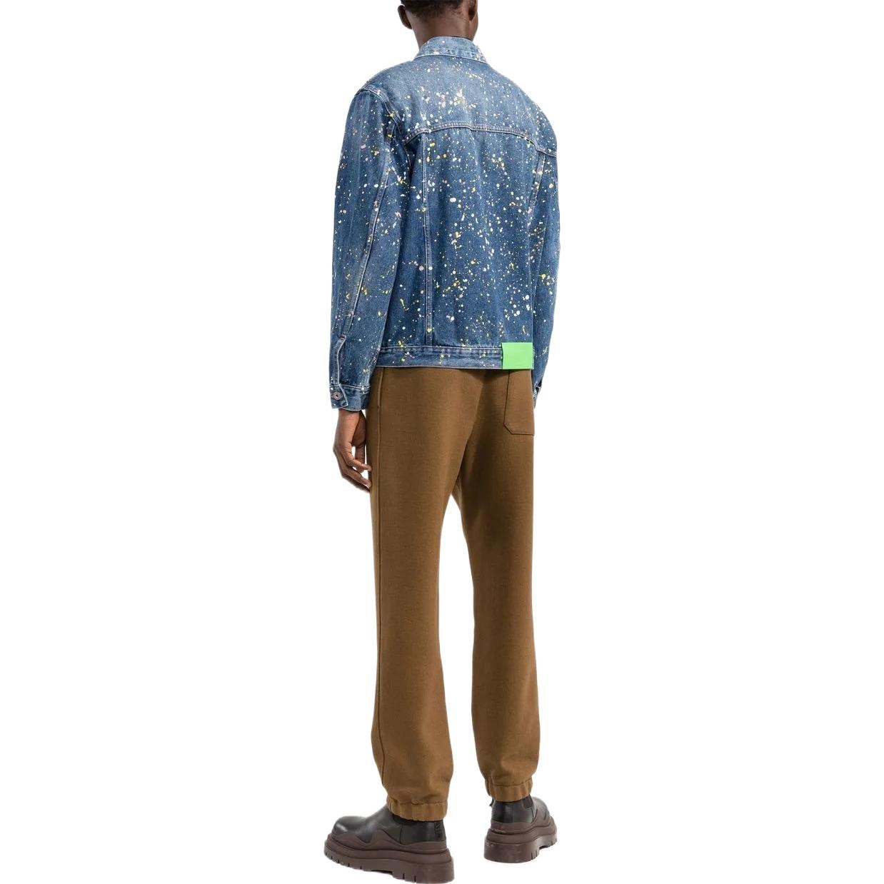 Off-White Paint Skate Denim Jacket 'Blue' OMYE077F22DEN0034000 - 3