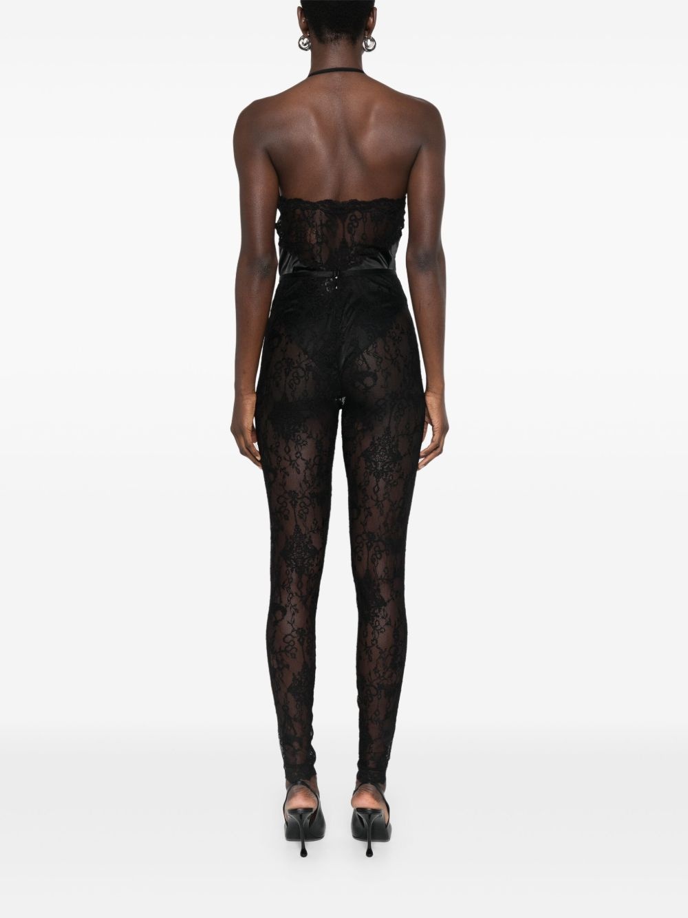 chandelier lace bodysuit - 4