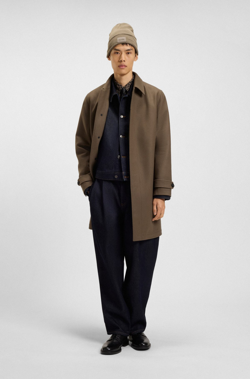 HUGO CAR COAT IN A WOOL BLEND outlook