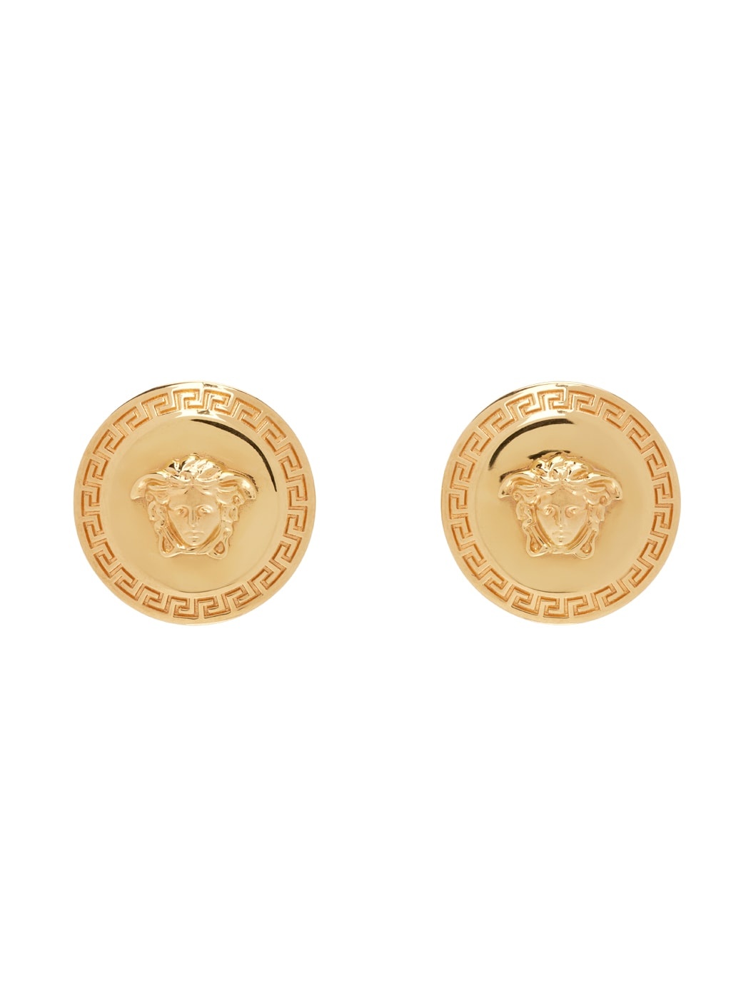 Gold Tribute Medusa Stud Earrings - 1