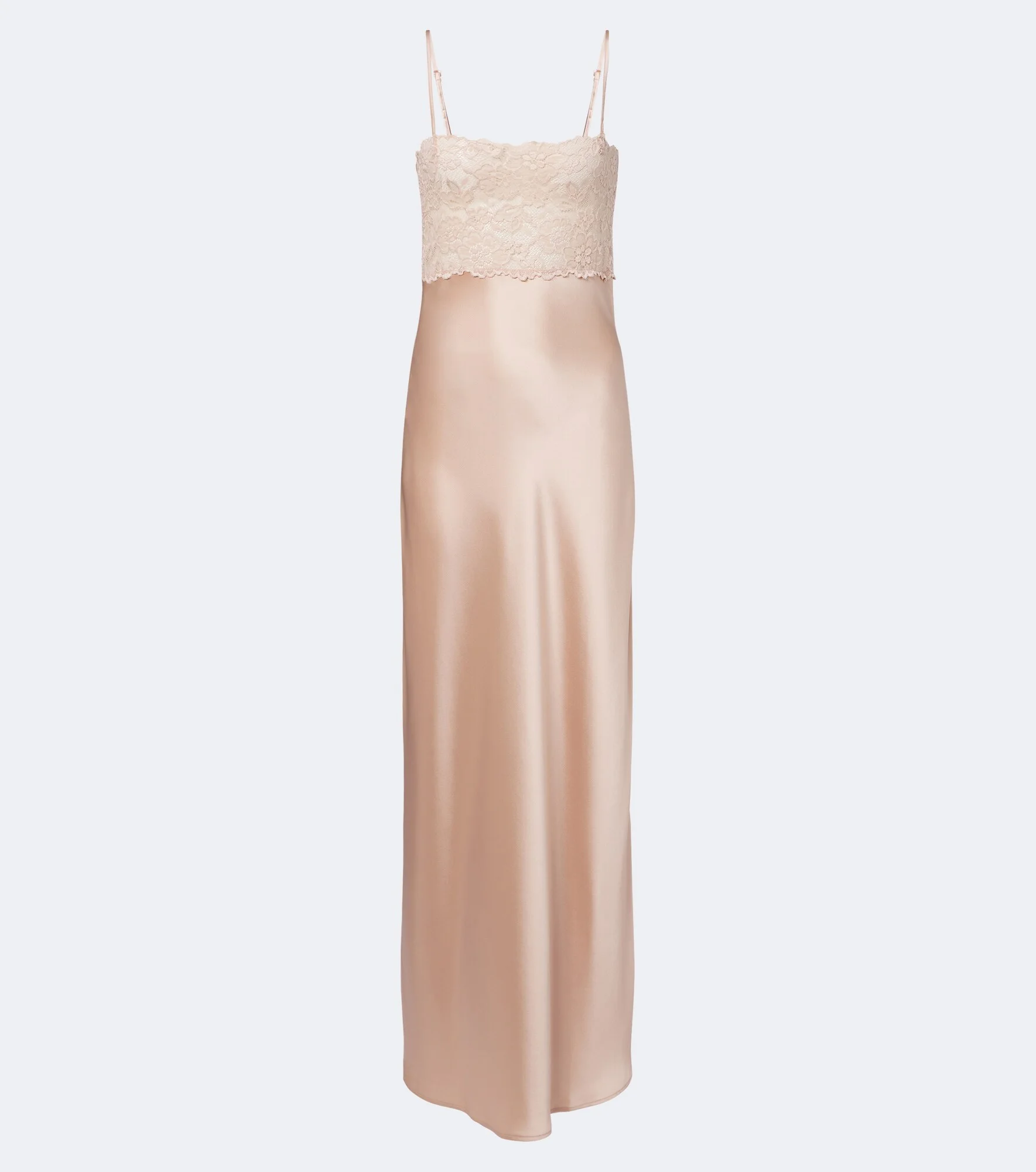 Myra lace and satin gown - 1