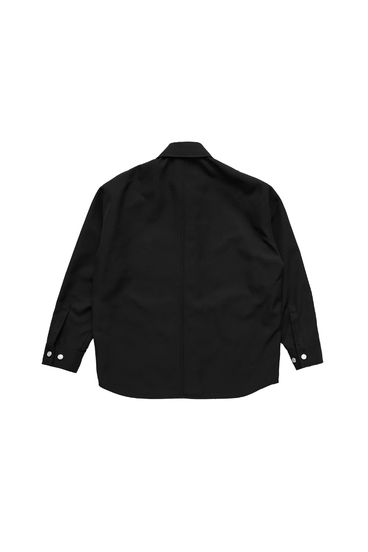 Courreges Retro Twill Oversized Shirt Black - 2