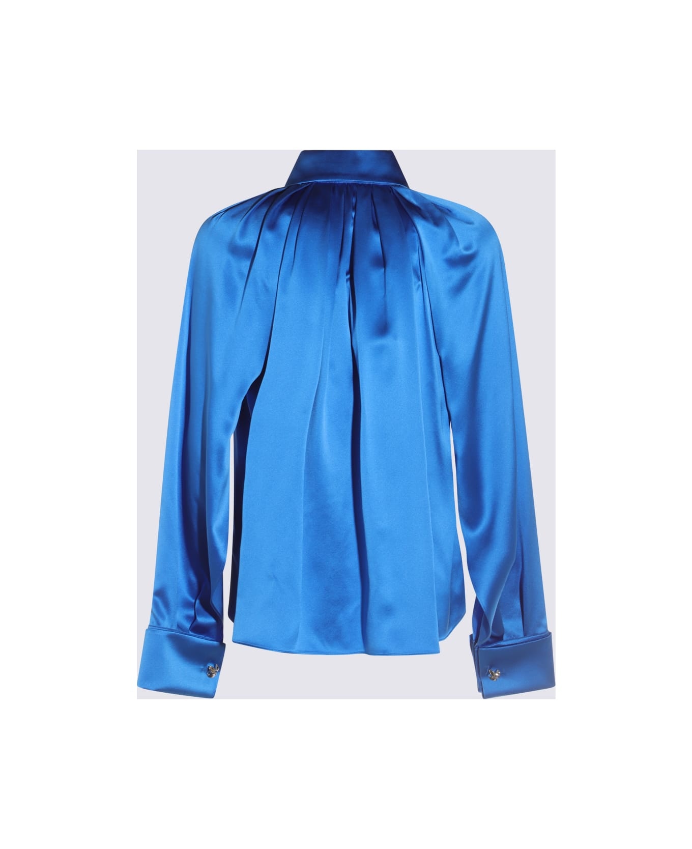 Blue Silk Salice Shirt - 2