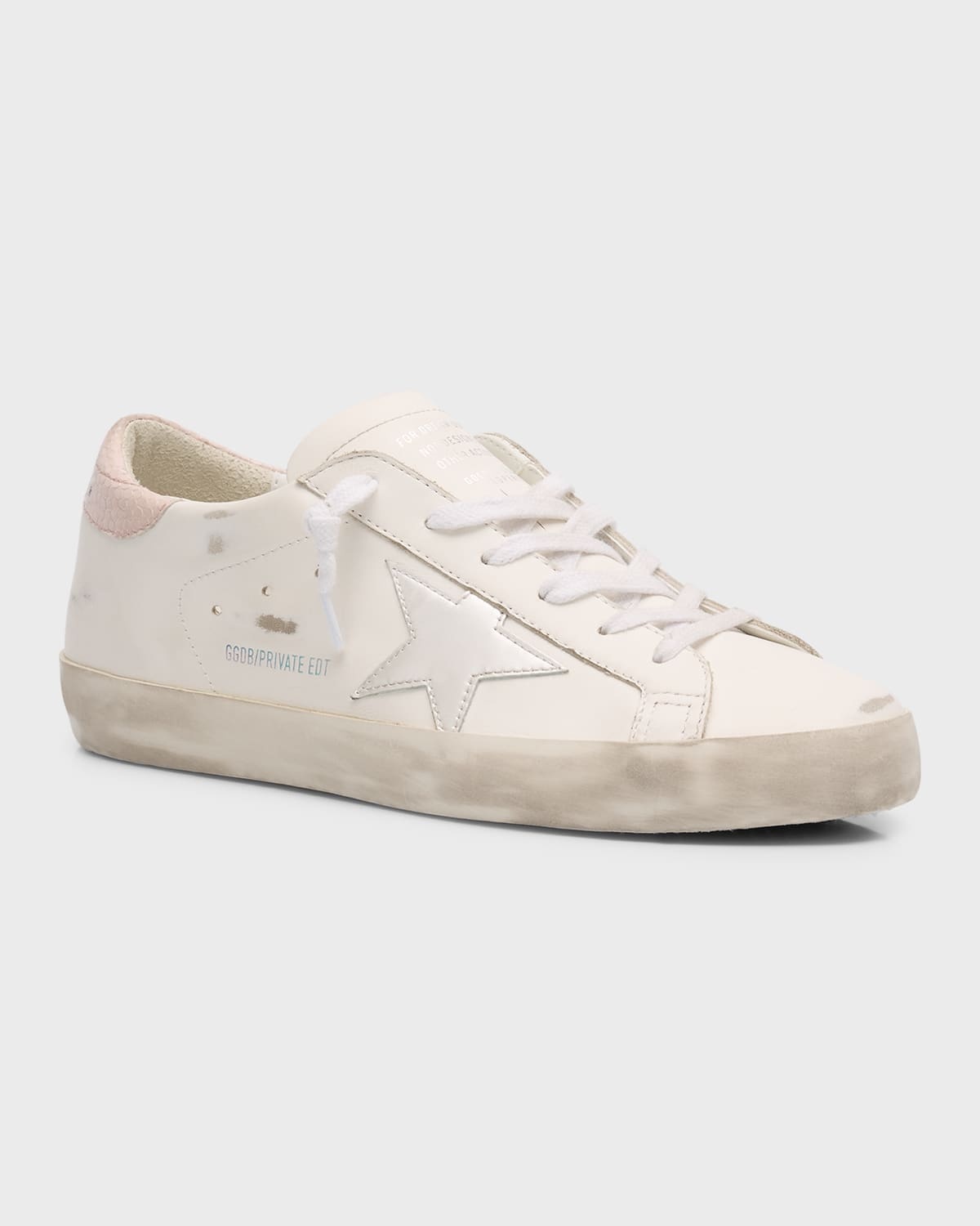 Superstar Mixed Leather Low-Top Sneakers - 3