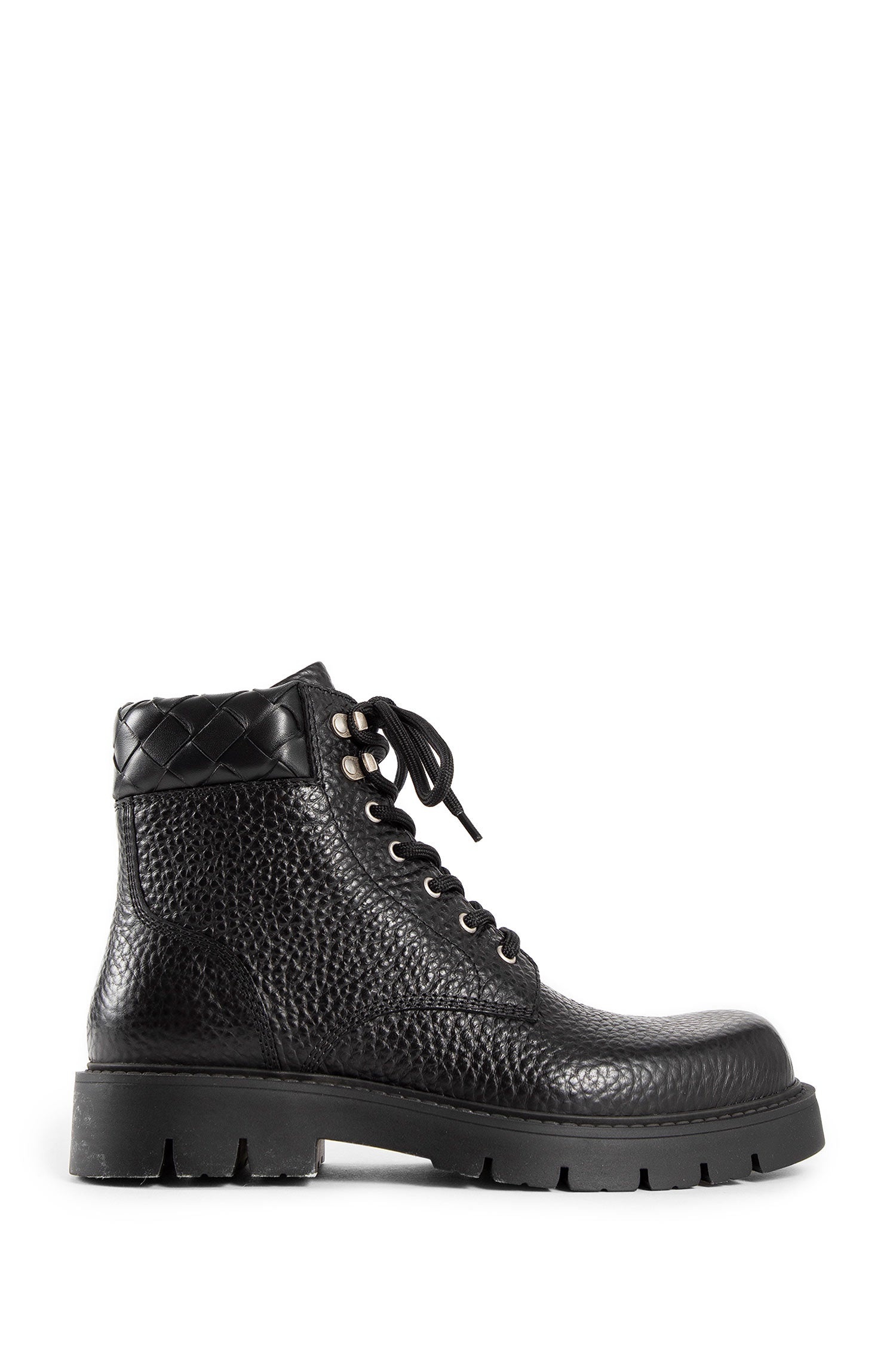 BOTTEGA VENETA MAN BLACK BOOTS - 1