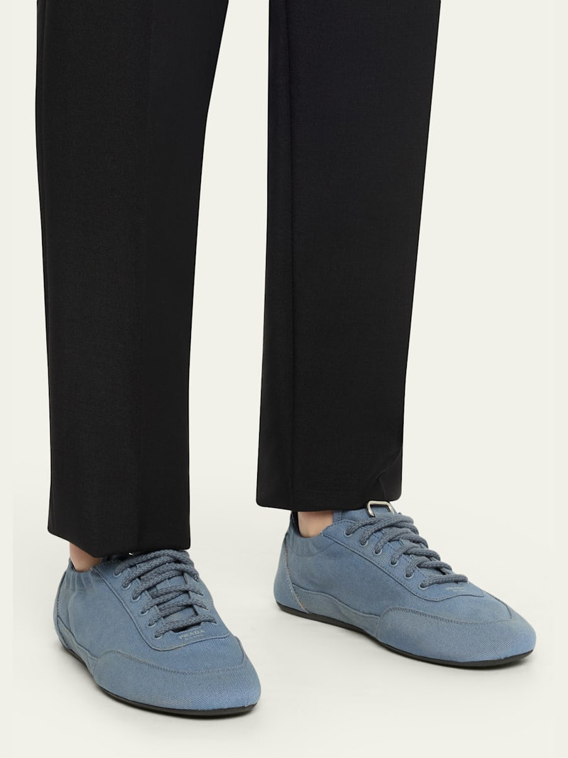 Prada Canvas Low-Top Sneakers outlook