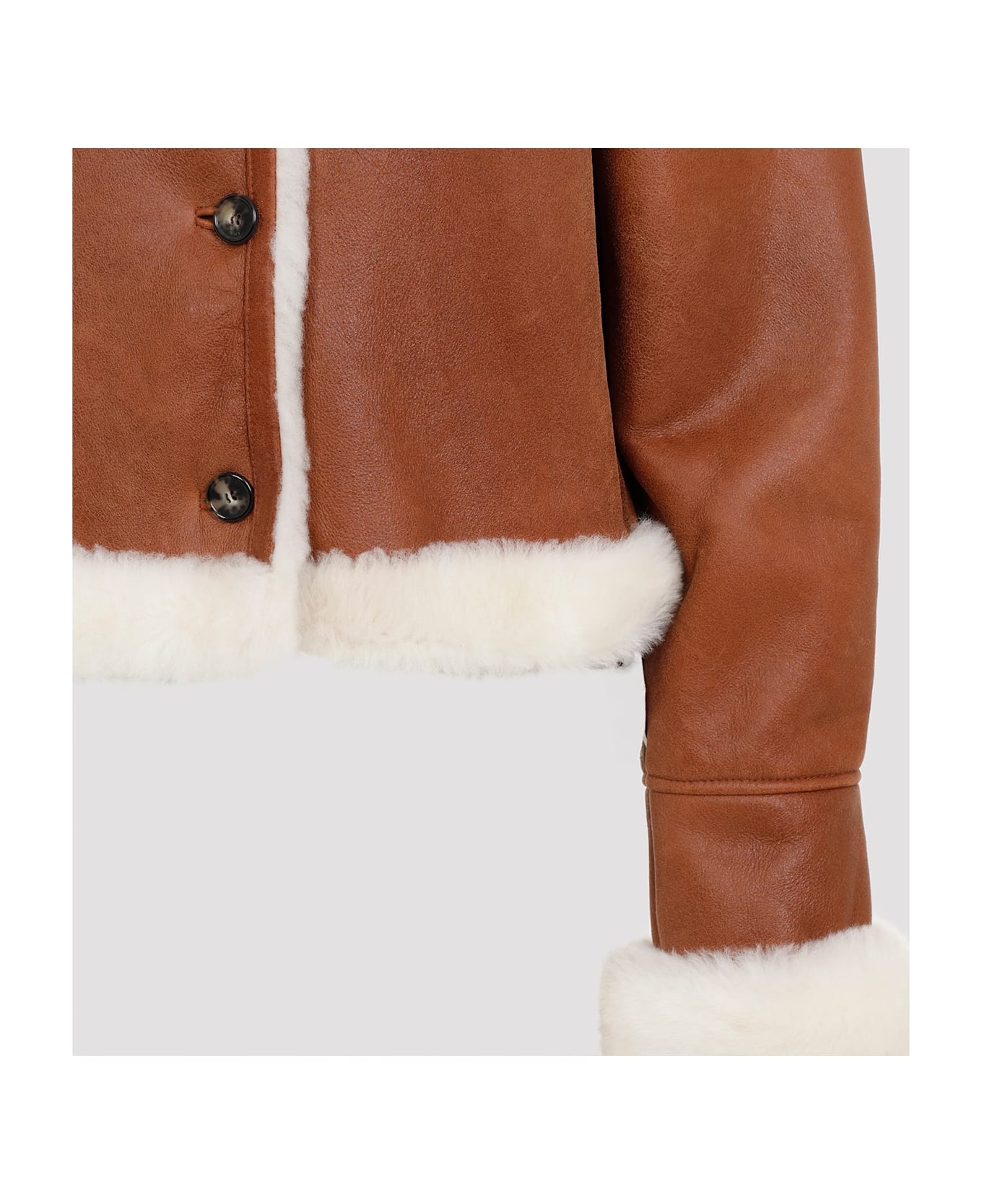 Long-sleeved Button-up Jacket - 4