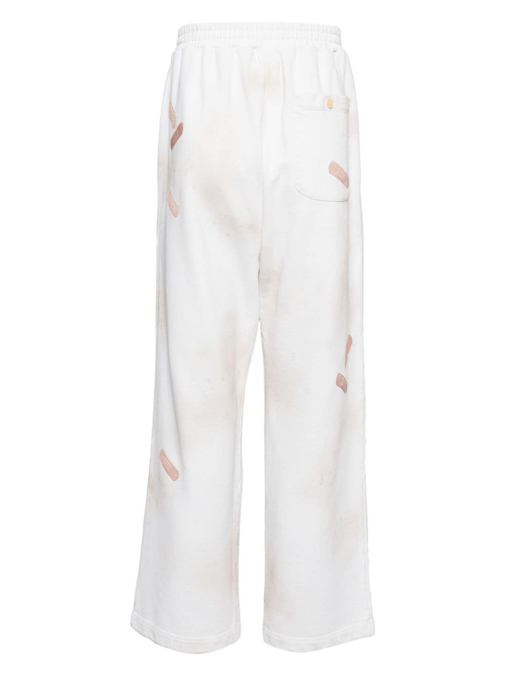 Bandage embroidery sweatpants - 2