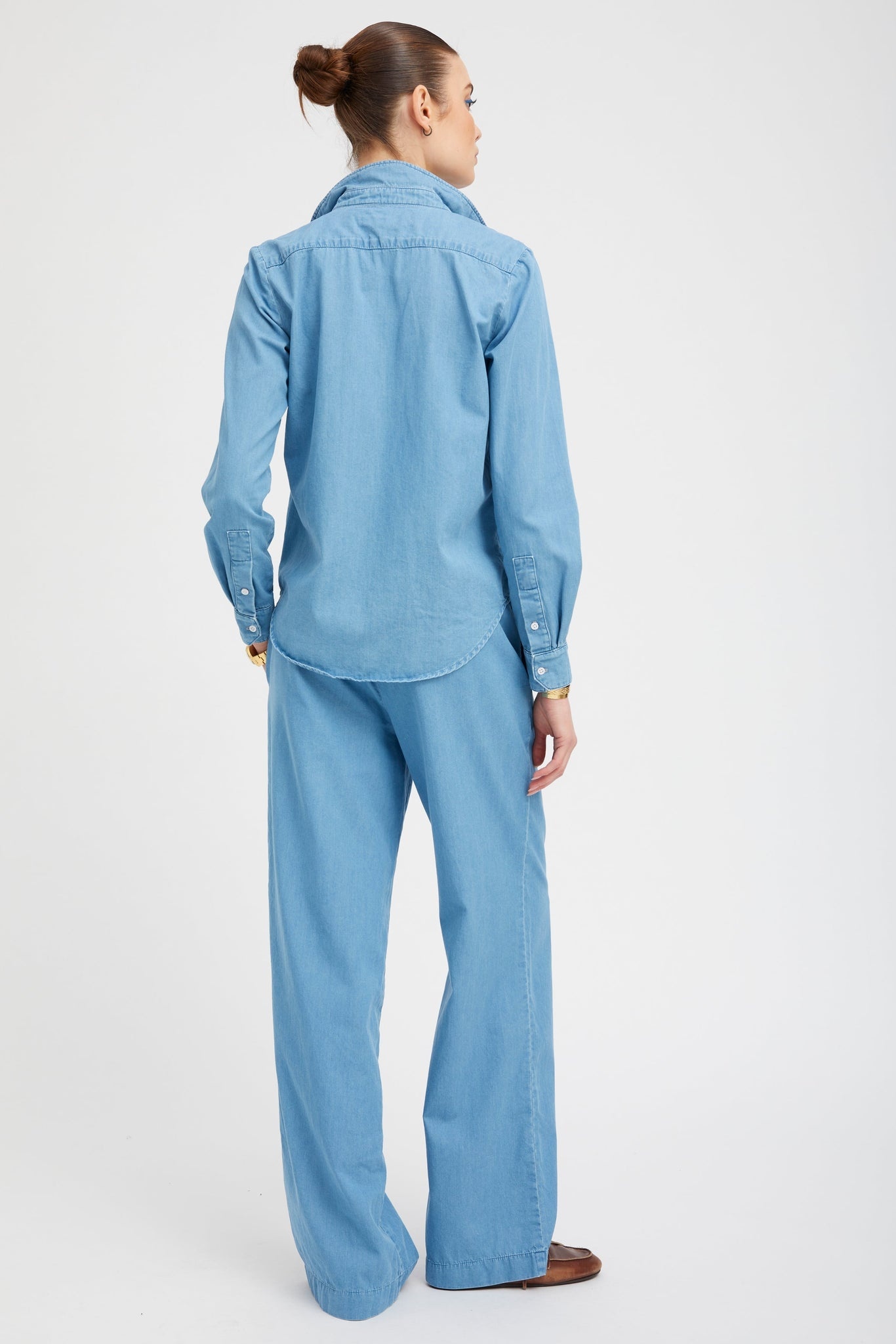 DANIELLE CHAMBRAY KAUAI PANTS - 4