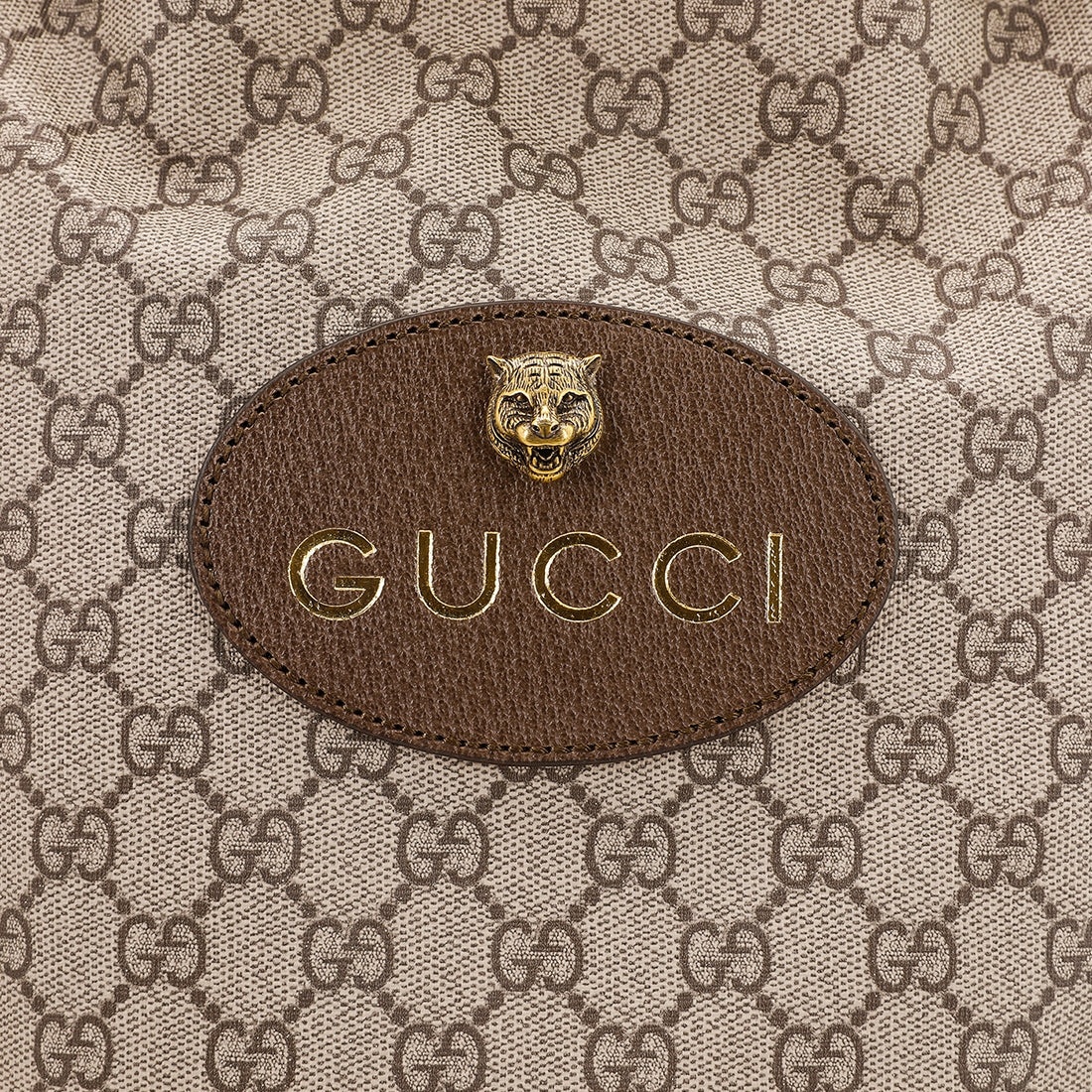 (WMNS) Gucci Neo Vintage Tiger Head Logo Drawstring handbag Large Capacity schoolbag Backpack Unisex - 7
