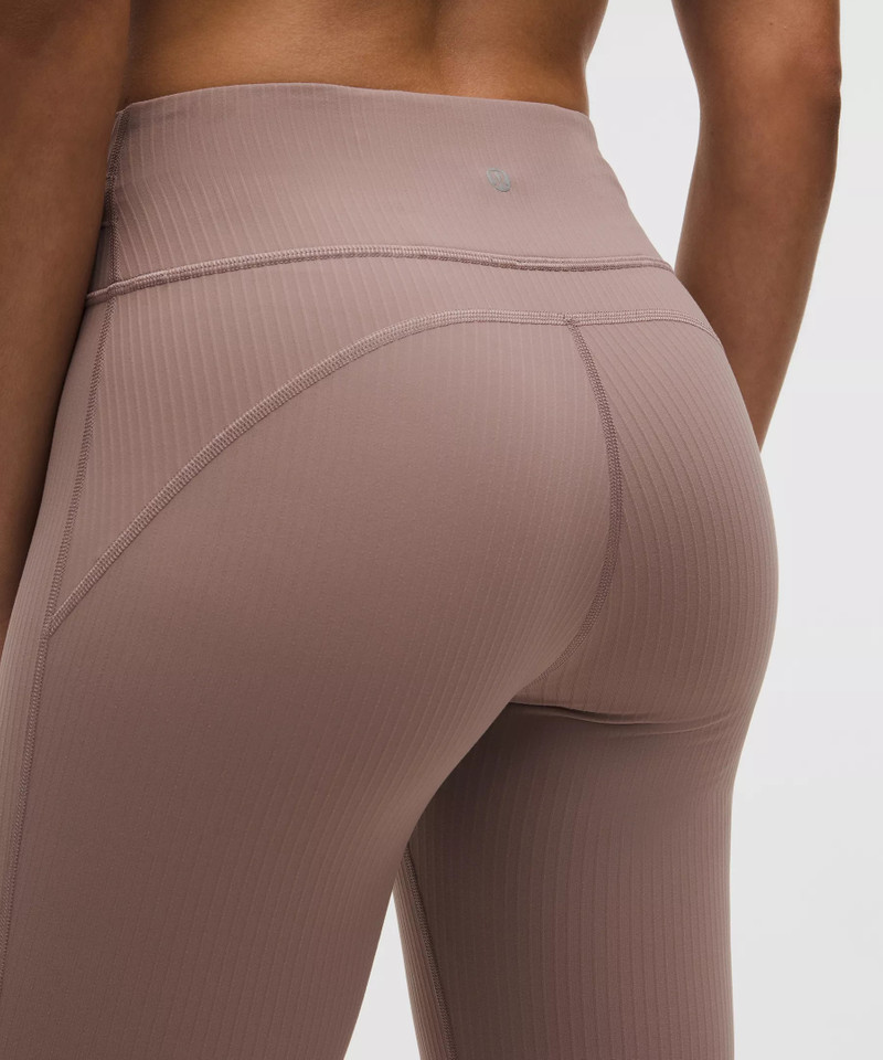 Groove High-Rise Ribbed Wide-Flare Pant 5