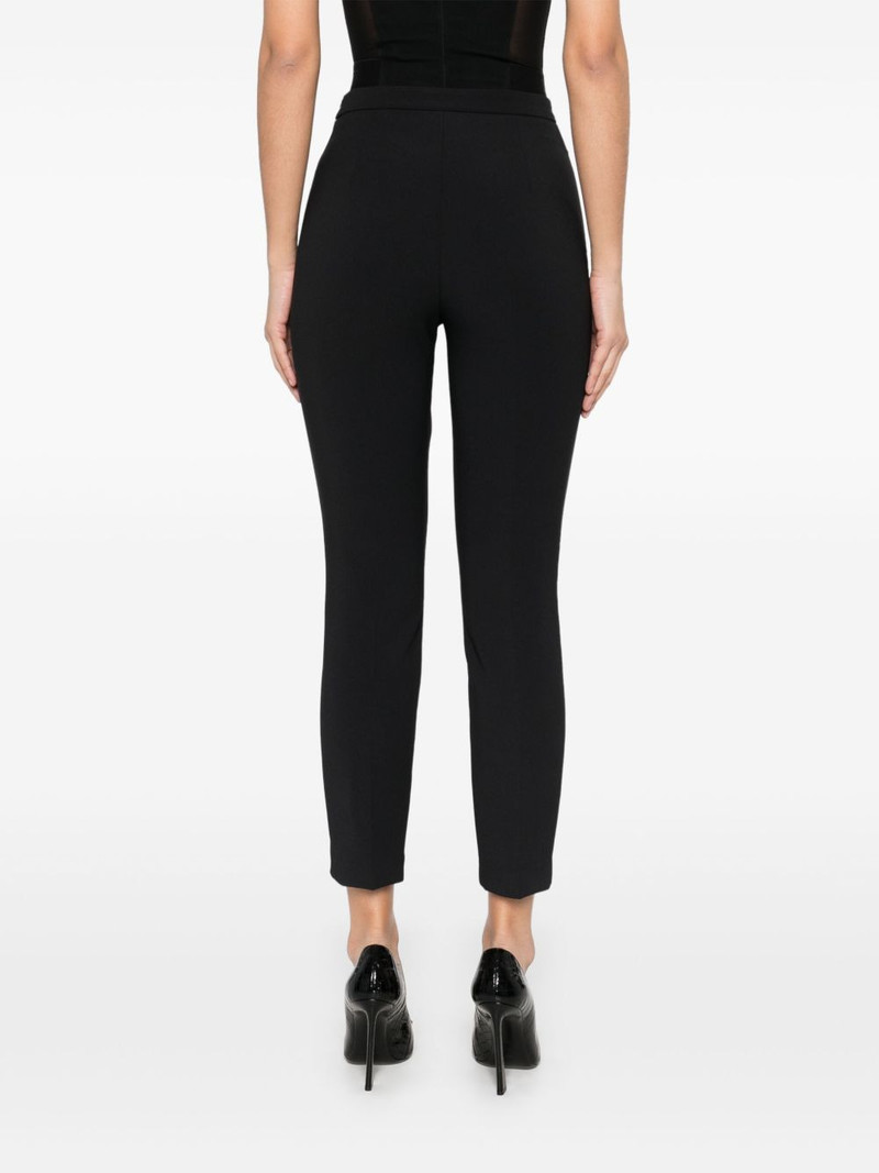 logo-plaque slim-fit trousers 4