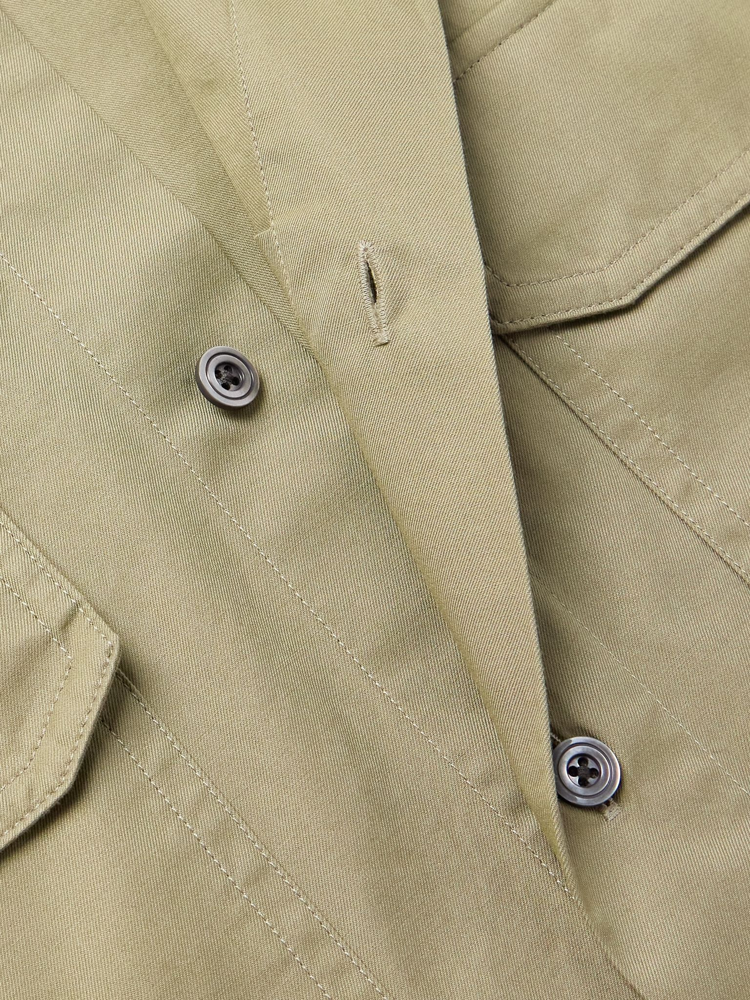 Cotton-Twill Shirt Green - 5