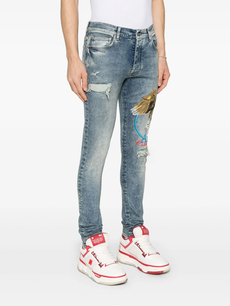 AMIRI Pegasus-print Jeans outlook