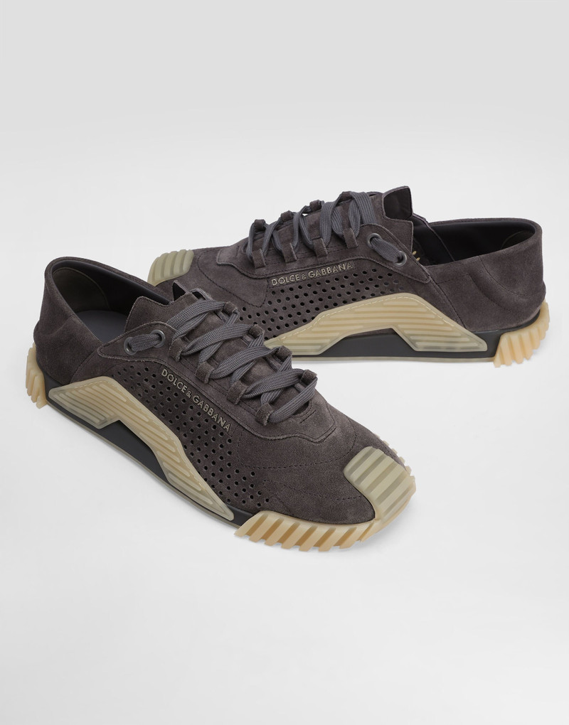 Mixed-materials NS1 slip-on sneakers 4