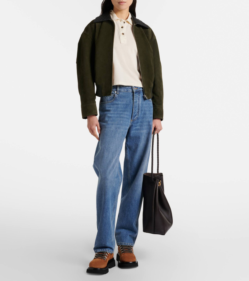 Bottega Veneta Suede lace-up boots outlook