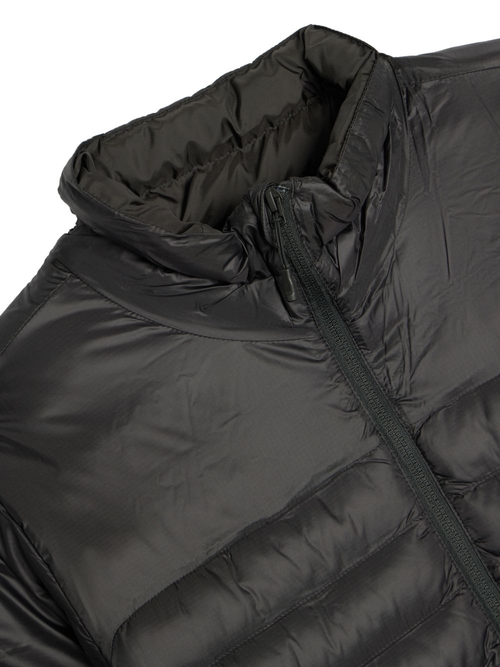 logo-print padded jacket - 3