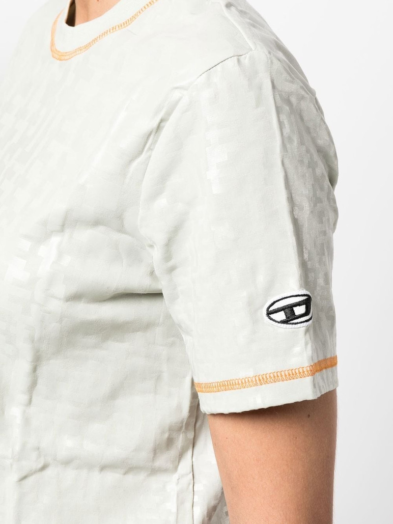 contrast-trim T-shirt 5