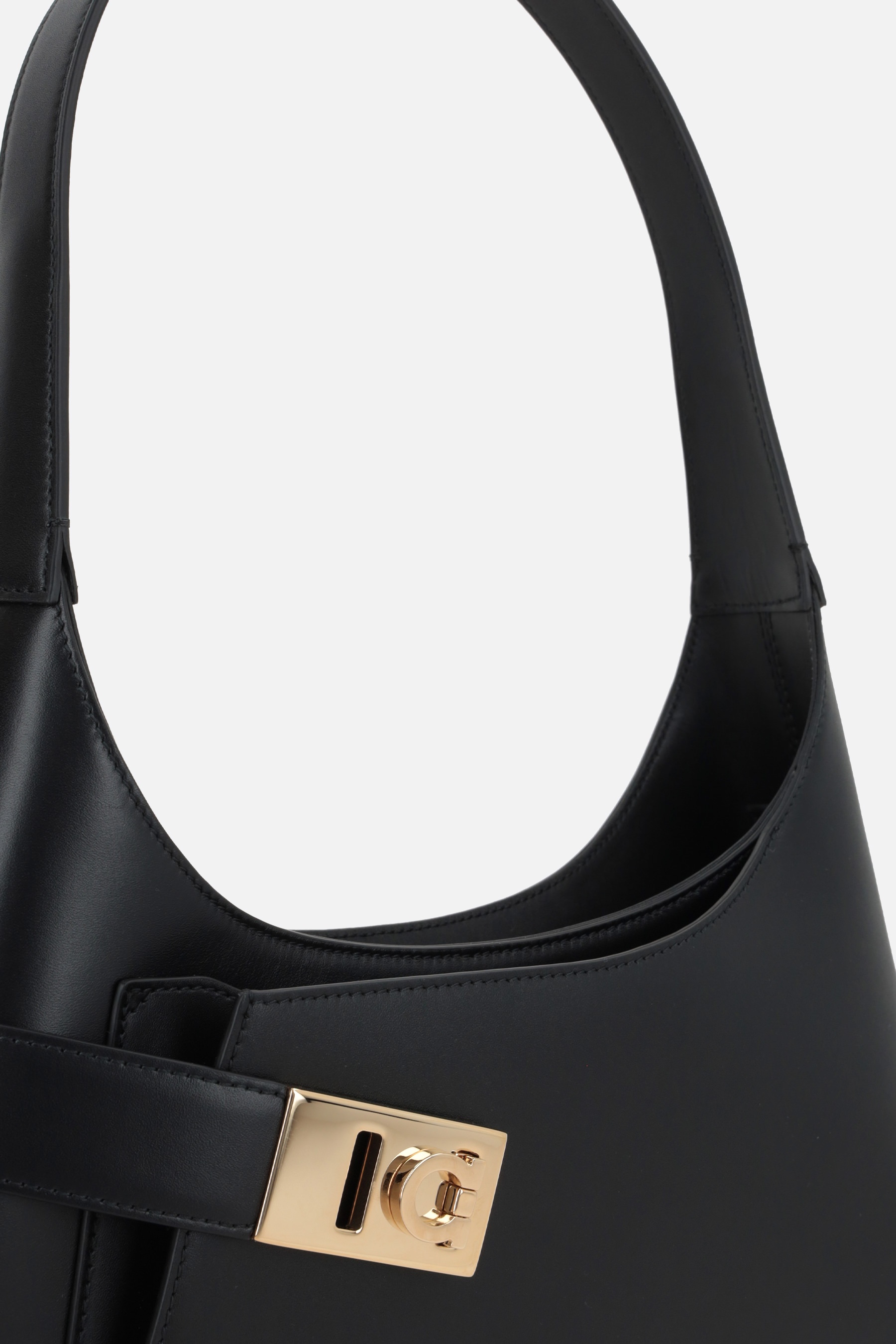 ARCHIVE SMOOTH LEATHER HOBO BAG - 4