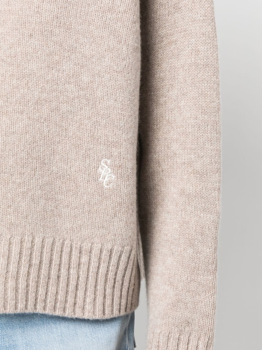 wool roll-neck jumper - 5