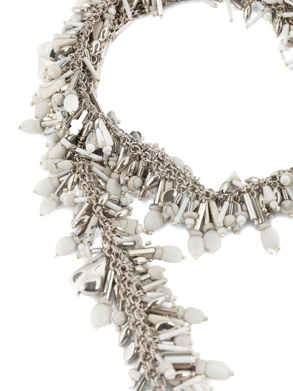 beaded scarf necklace - 3