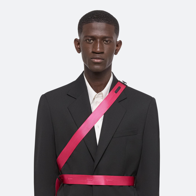 VIRGIN WOOL SEATBELT BLAZER 6