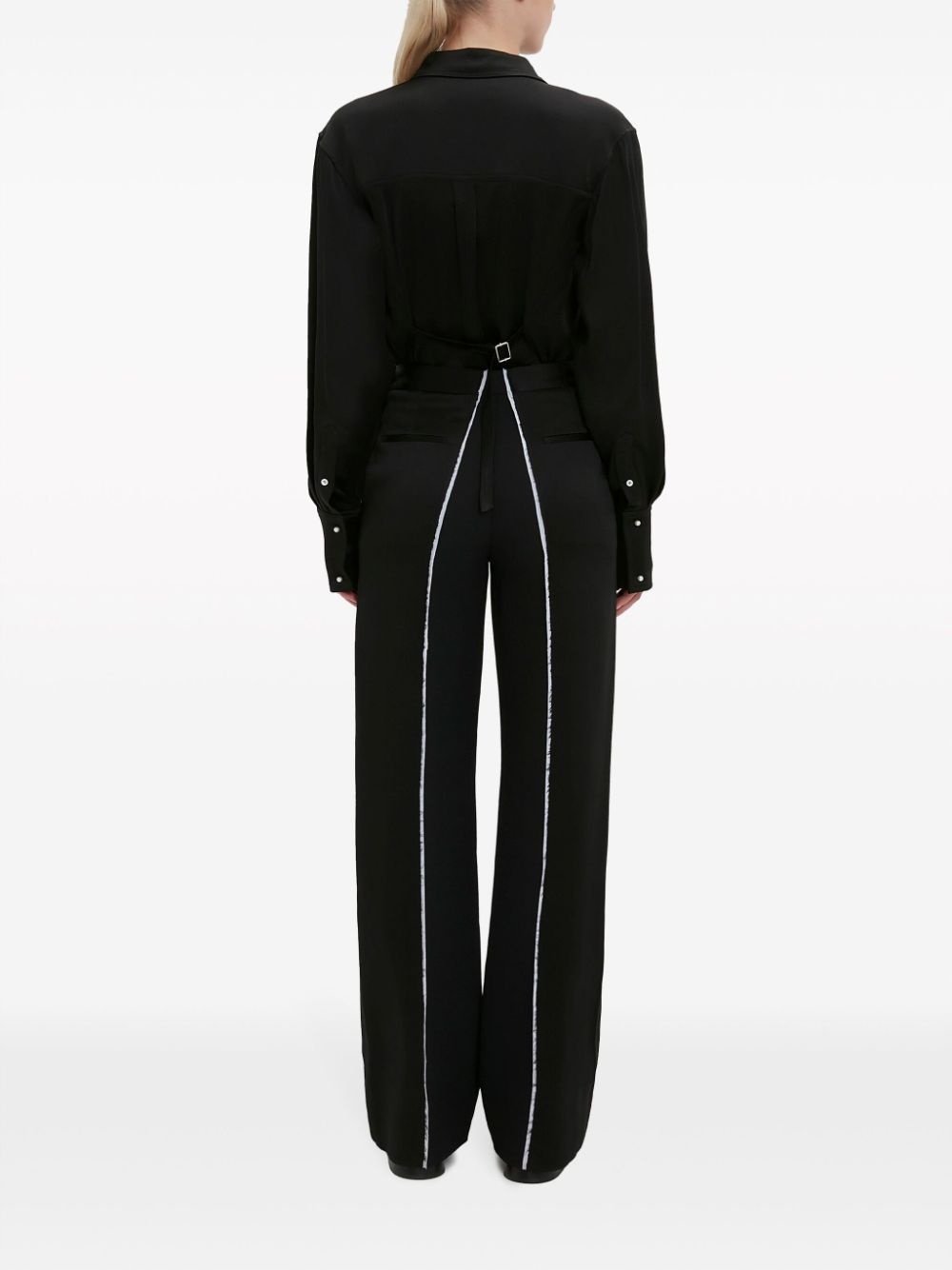 straight-leg deconstructed trousers - 4