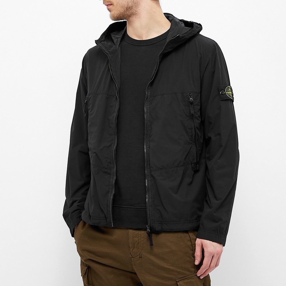 Stone Island Nylon Garment Dyed Hooded Jacket - 6